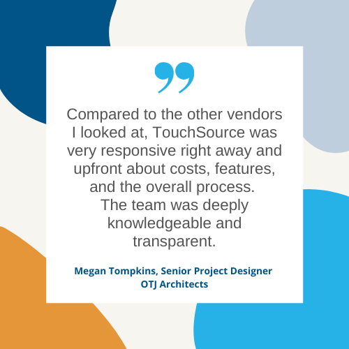 Quote from Megan Tompkins about TouchSource Video Wall