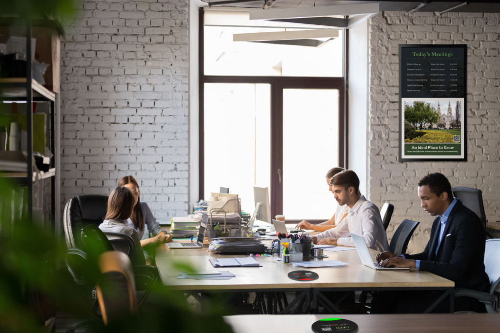 people sitting at desks