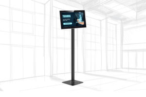 TouchSource Small Footprint Signage with Architectural Background