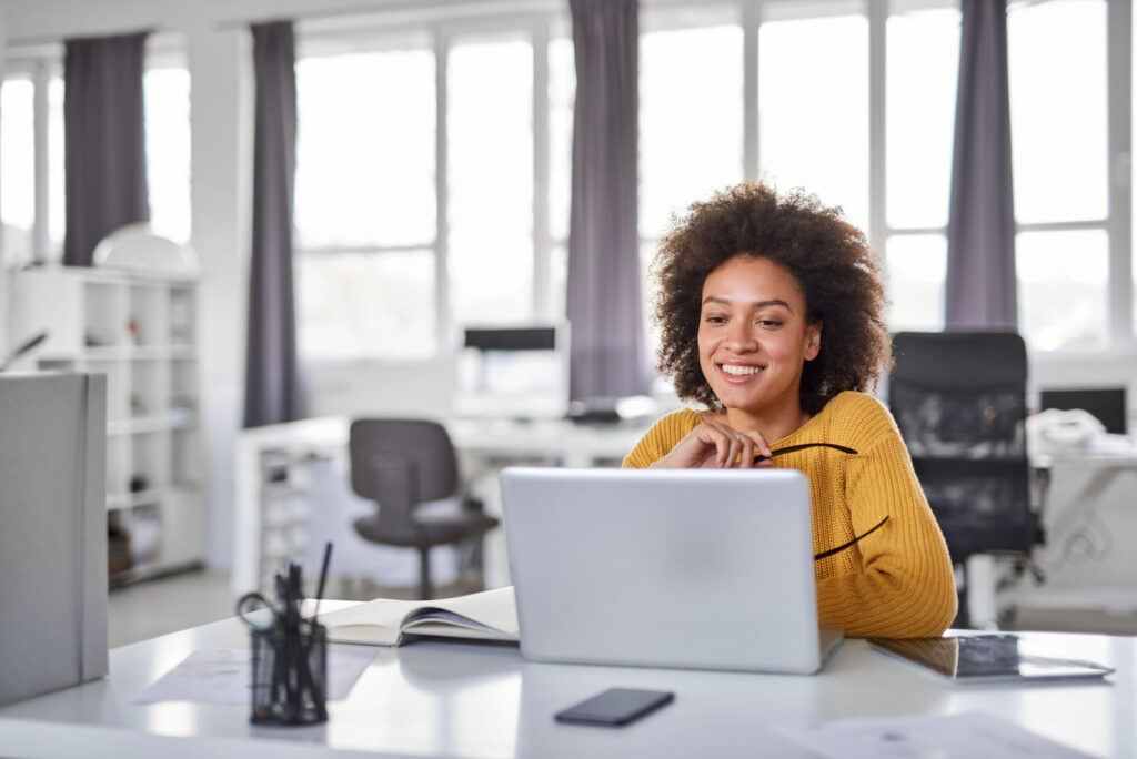 woman on laptop generic