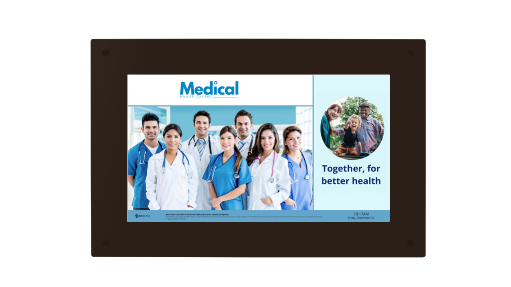 Medical Office Building and Hospital digital displays from TouchSource
