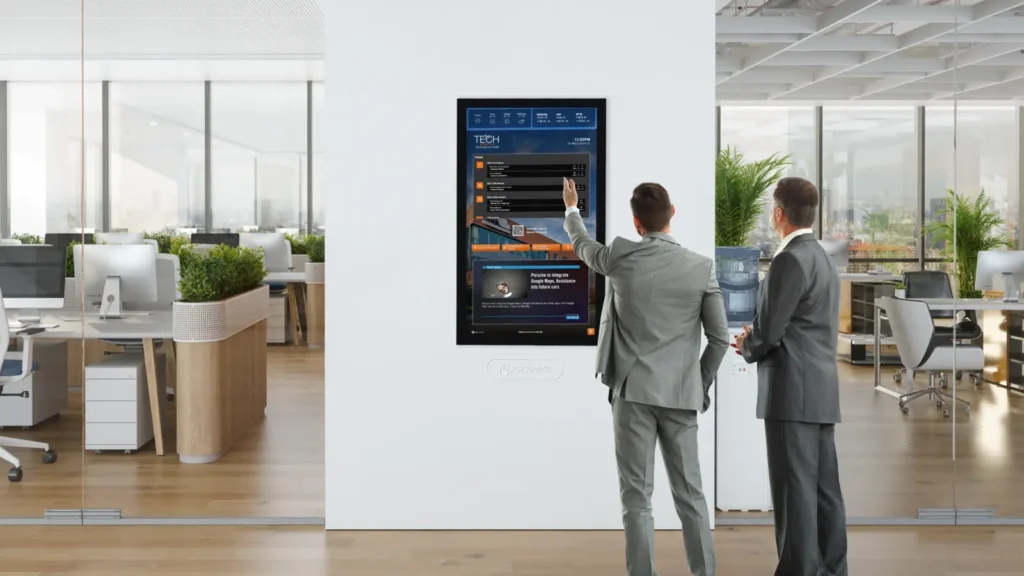 TouchSource Crestone Digital Signage Wall Display Offers Elegance Affordably